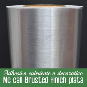 Vinilo McCal Brusted Finich Plata COD60