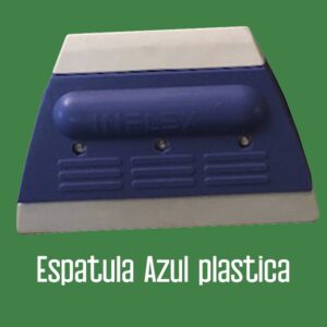 Espatula plastica azul