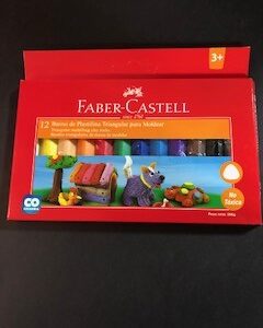 PLASTICINA 12 COLORES FABER CASTELL