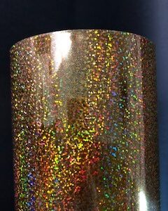 Termotransferible Hologram Cristal Gold 50 CMS