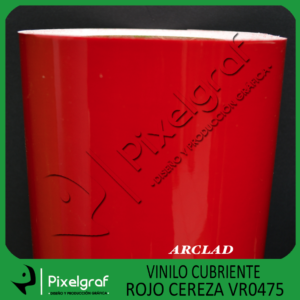 Vinilo Arclad Rojo Cereza VRO475 Trozo 60 x 120 Cms. COD1254