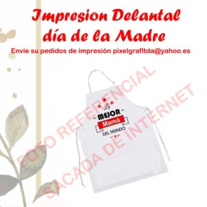 Delantal personalizado regalo DIA DE LA MADRE