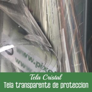 Tela Cristal transparente mica flexible