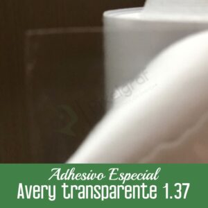 TRANSPARENTE ADHESIVO 1.37 POR METRO AVERY COD160