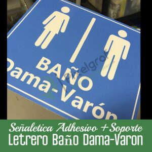 Señal Baño Dama/Varon