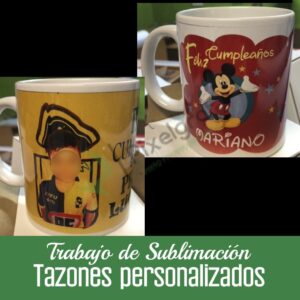 Tazones blancos personalizados