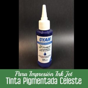 Tinta pigmentada Celeste