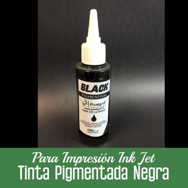 Tinta pigmentada NEGRA