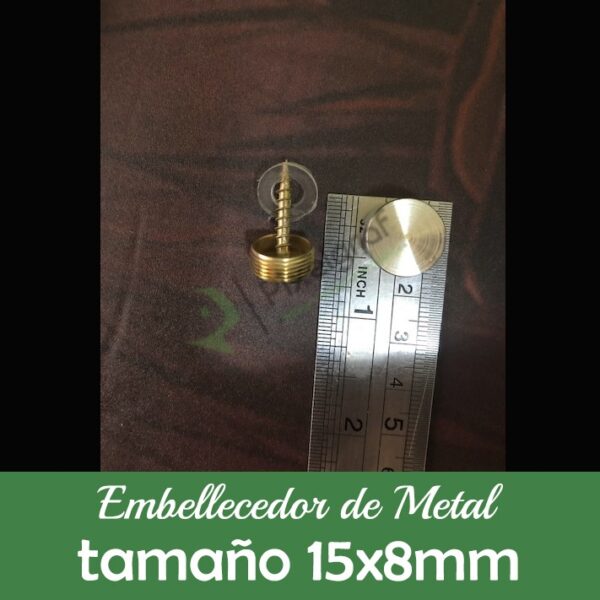 Embellecedor unidad (15x8mm)