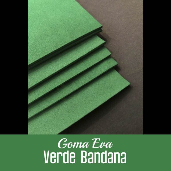 Goma Eva Verde Bandana 56x43 cms