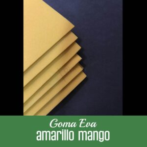 Goma Eva amarillo mango 56x43 cms