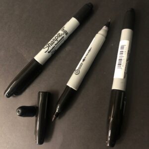 MARCADOR MULTIUSO SHARPIE NEGRO DOBLE PUNTA 4013