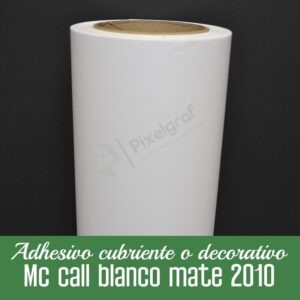 Vinilo McCal 2010 Blanco Matte
