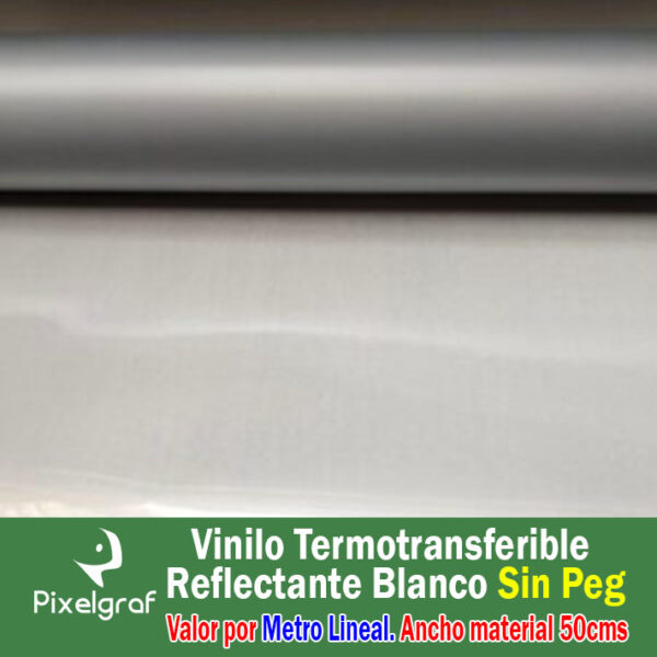 Vinilo Termo RBCO 001 STHAL Reflectante Blanco s/peg POR METRO