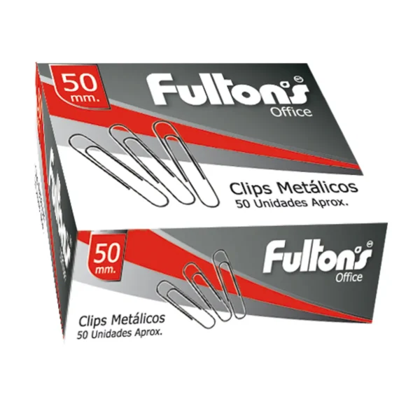 clips metálicos 50mm fultons Office 50un